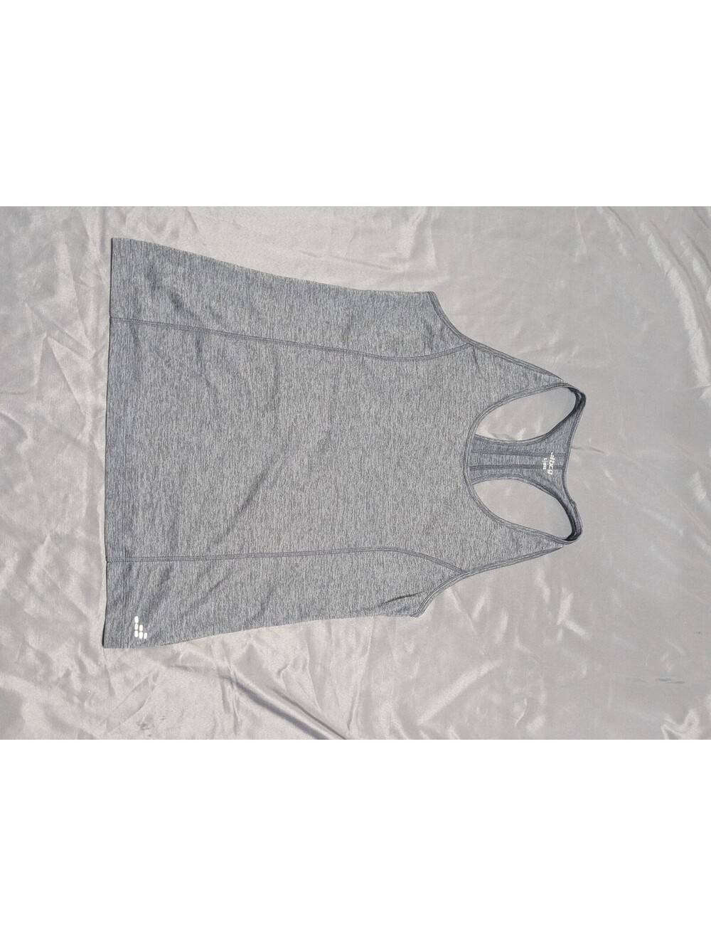 BCG Gray Racerback Athletic Tank Top Size L